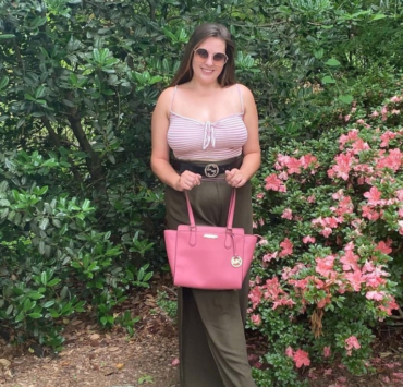 Pink and Olive Look Pink and Olive Look