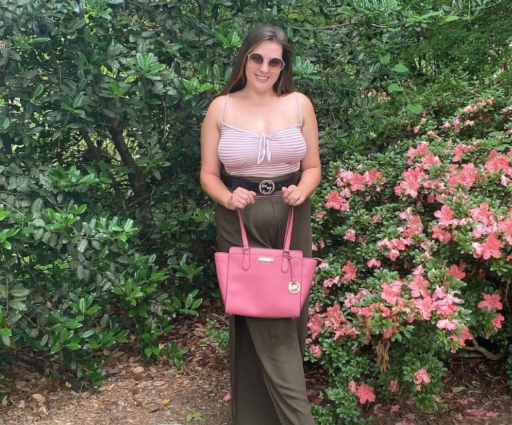 Pink and Olive Look