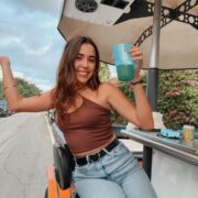 Getting a Drink at Wynwood Walls