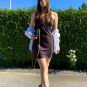 Melissa’s Satin Dress