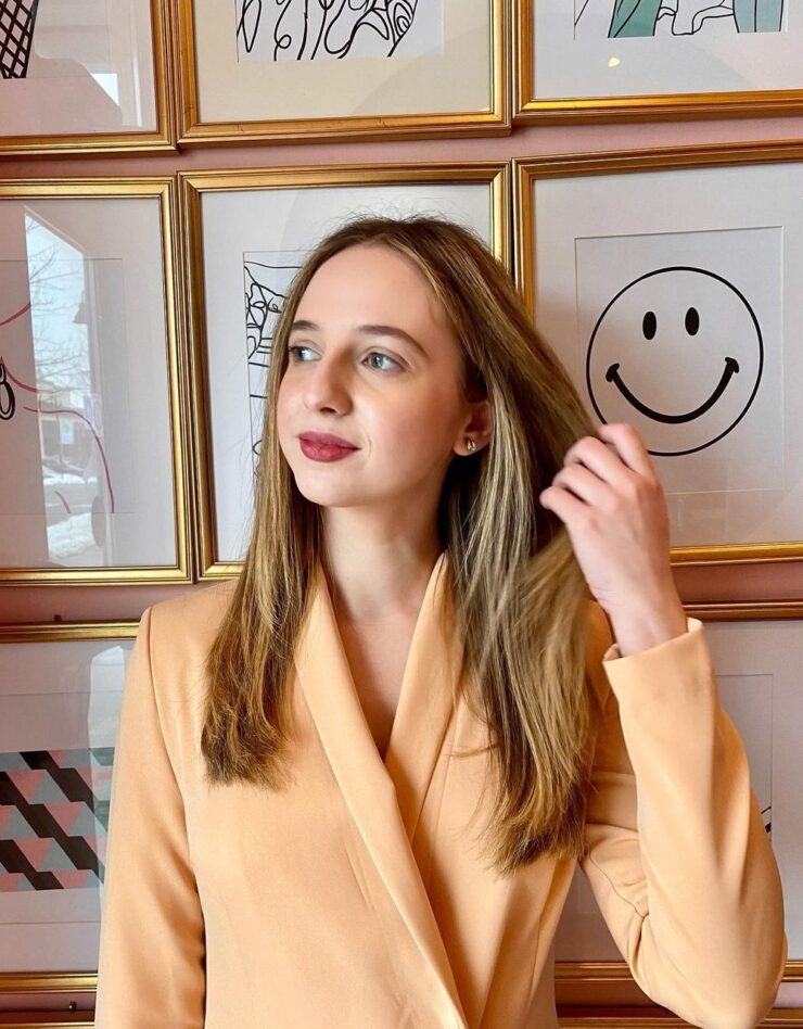 The Perfect Orange Blazer