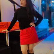 The Vibrant Red Skirt