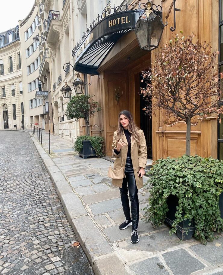 Go For The Camel Trench Coat!