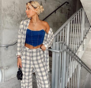 Checkered Blazer Set #OOTD Checkered Blazer Set #OOTD