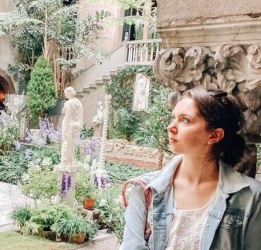 Classic White Dress and Denim Jacket Classic White Dress and Denim Jacket