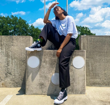 How to Style Platform Sneakers