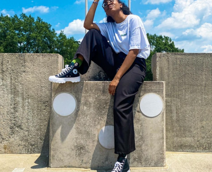 How to Style Platform Sneakers
