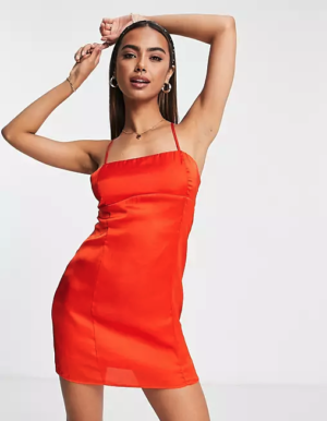 Pull & Bear Red Strappy Dress