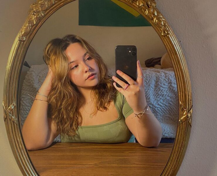Gold Mirror #OOTD