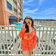How to Style an Orange 3-Piece Set This Summer