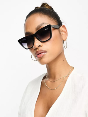 ASOS Quay call the shots sunglasses in black
