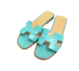 Similar Hermes Leather Sandals