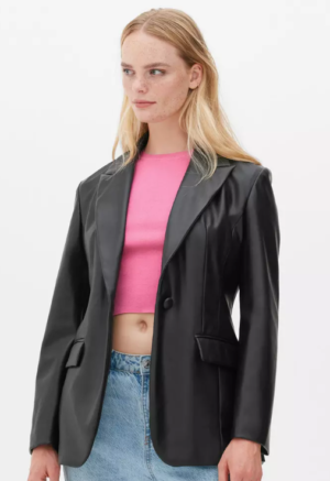 Primark leather blazer