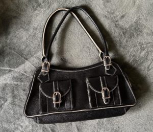 Depop black coach bag