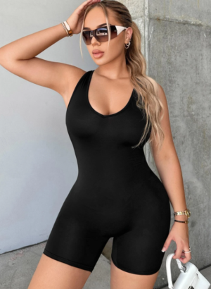 Criss Cross Shein Romper