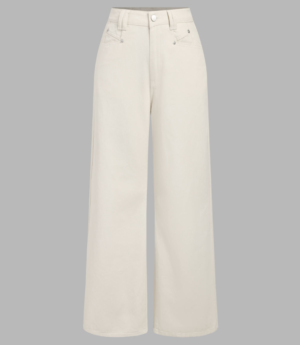 Cider White flare pants