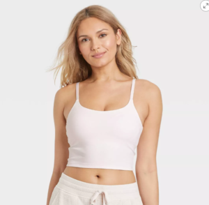 Target cropped tank top