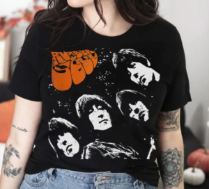 Etsy DIY cropped band tee