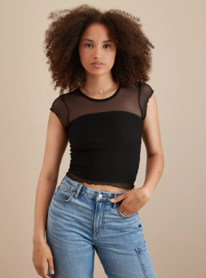 American Eagle Sheer tee