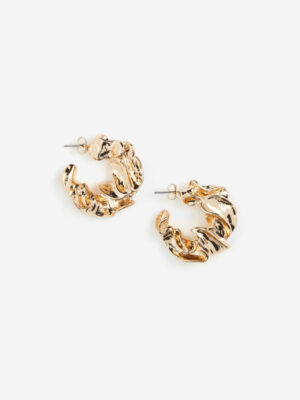 H&M Crinkled Earrings