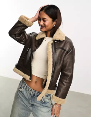 Bershka Shearling Jacket