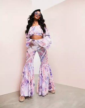 ASOS Beach Frill Pants