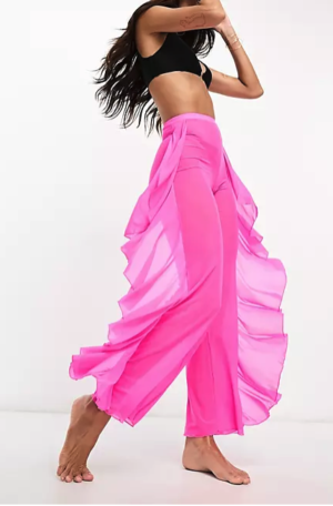 ASOS Beach Frill Pants